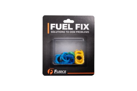 Fleece Performance Universal 11-26 Ford Powerstroke 6.7L Fuel Line Retaining Clips - 6 Pack