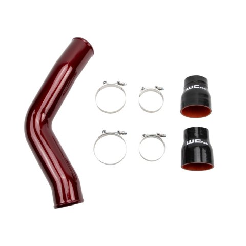 Wehrli 13-18 Cummins 6.7L Passenger (Hot) Side 3.5in Intercooler Pipe - Chevy Orange