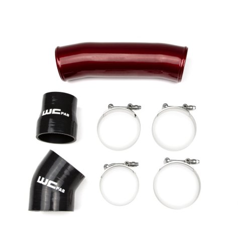 Wehrli 98.5-02 Cummins 5.9L Passenger Side 3.5in Intercooler Pipe - Sparkle Copper