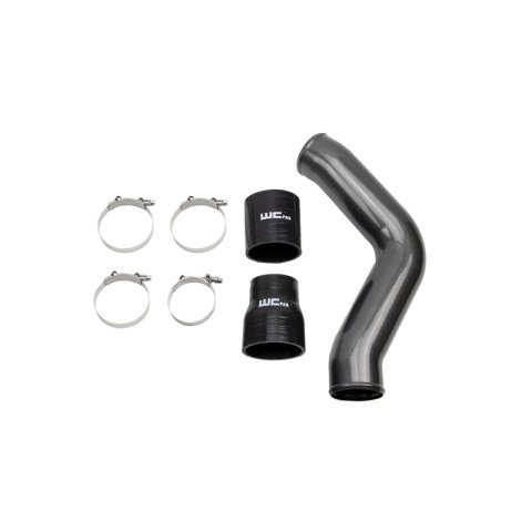 Wehrli 13-18 Cummins 6.7L Driver Side 3.5in Intercooler Pipe - Chevy Orange
