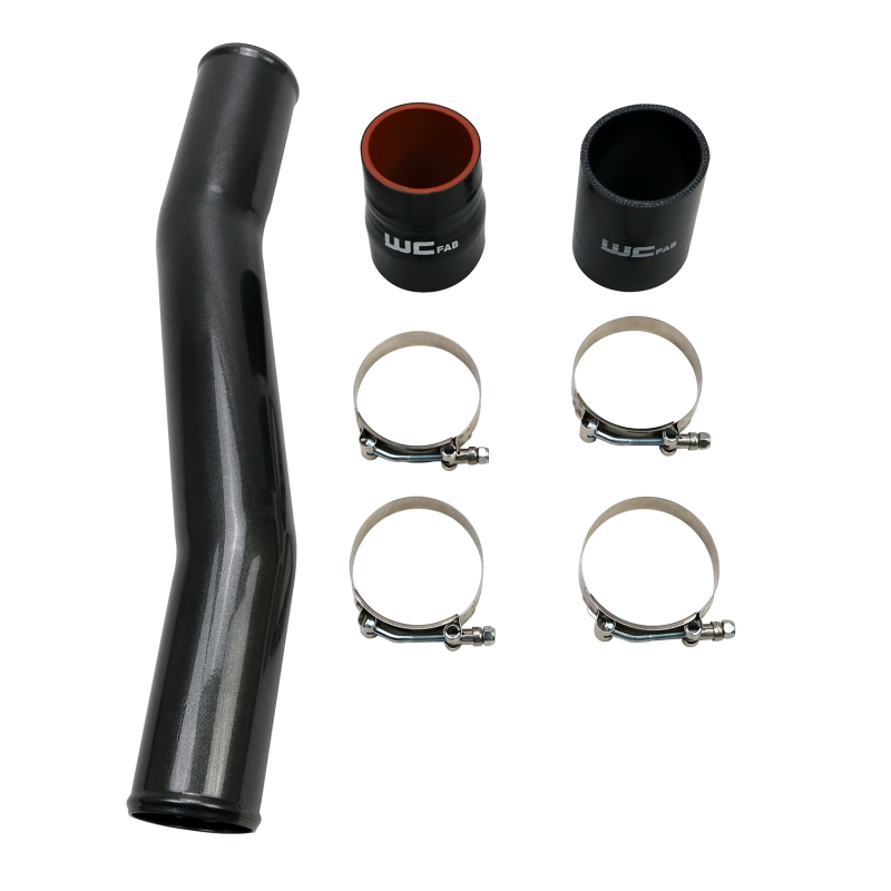 Wehrli 03-07 Cummins 5.9L Passenger Side 3in Intercooler Pipe - Bengal Grey