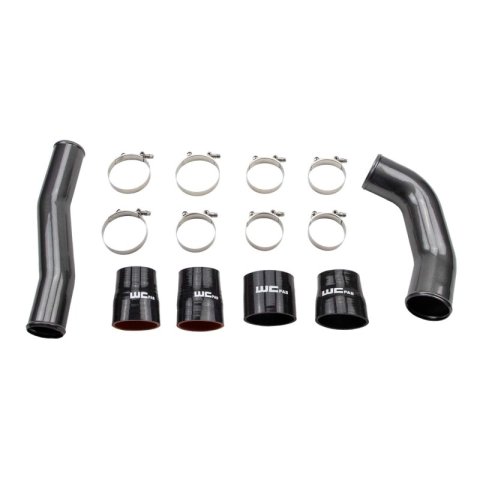Wehrli 10-12 Cummins 6.7L High Flow Intake Bundle Kit Stage 1 - Flat Black