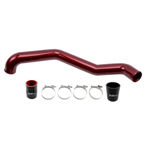 Wehrli 17-19 GM Duramax L5P Driver Side 3in Intercooler Pipe - Kiwi Green
