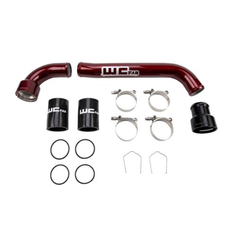 Wehrli 17-25 Ford Power Stroke 6.7L Upper Coolant Pipe Kit - Brizzle Blue