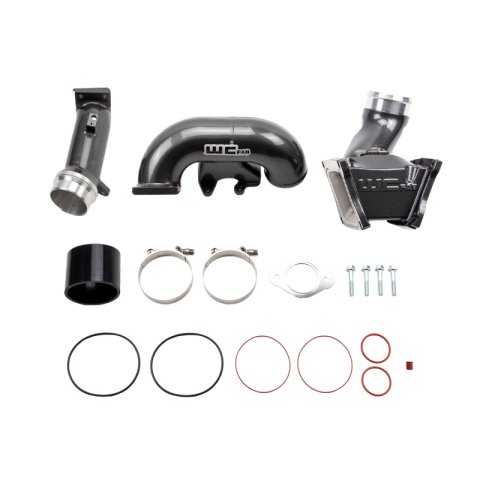 Wehrli 06-07 GM Duramax LBZ 3in Y-Bridge Kit - Semi-Gloss Black