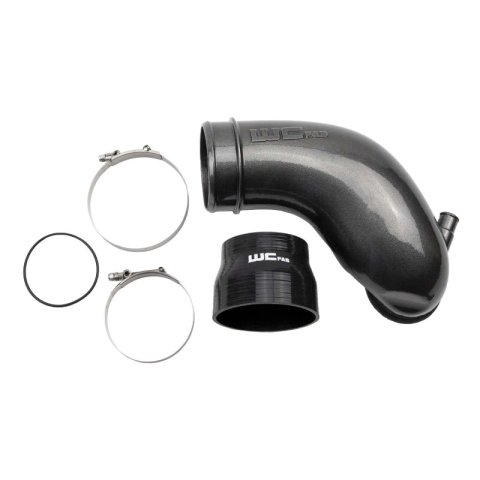 Wehrli 06-10 GM Duramax LBZ/LMM 5in Intake Horn - Flat Black