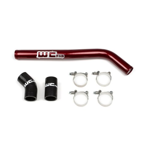 Wehrli 98.5-02 Cummins 5.9L Upper Coolant Pipe - WCFab Red