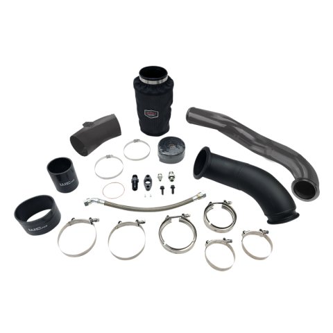 Wehrli 04.5-07 Cummins 5.9L S300 High Mount Turbo 2nd Gen Swap Kit - Flat Black