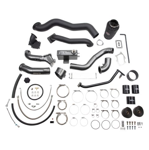 Wehrli 01-04 GM Duramax LB7 Twin Turbo Kit S400/Stock - Fine Texture Black