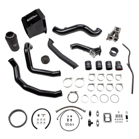 Wehrli 01-04 GM Duramax LB7 S300 Single Turbo Install Kit - Bengal Silver