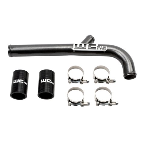 Wehrli 13-15 Cummins 6.7L (Dual Radiator) Upper Coolant Pipe - Kiwi Green