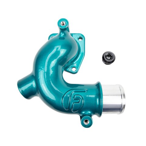 Wehrli 19-24 Cummins 6.7L WCFab X Fleece Thermostat Housing - Candy Teal
