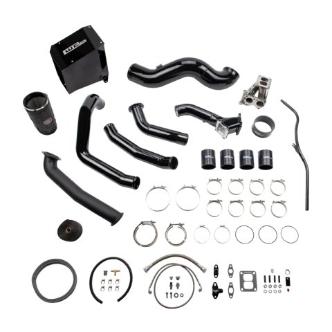 Wehrli 01-04 GM Duramax LB7 S400 Single Turbo Install Kit - Deore Gold