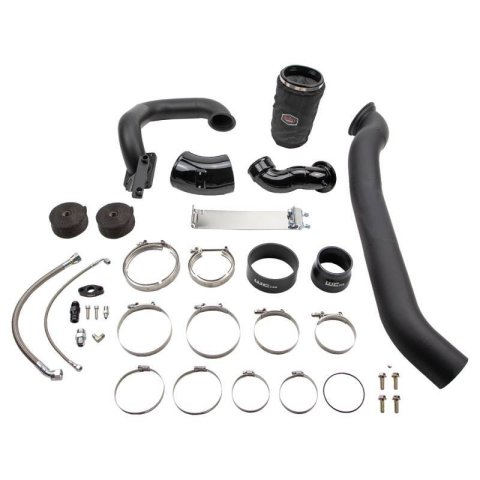 Wehrli 03-07 Cummins 5.9L Twin Turbo Kit S400/Stock - Cat Yellow