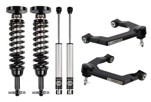 Cognito 2019+ Chevrolet Silverado 1500 1.5-3.5in Perf. Lift Kit w/ 2.0 IFP RR Shocks & SM Series UCA