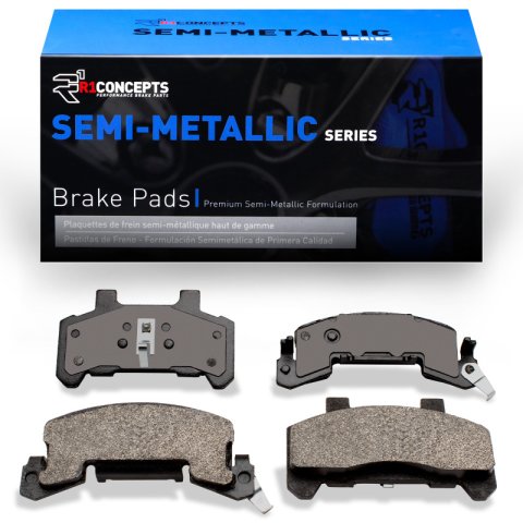 R1 80-91 Pontiac J2000 Sunbird Front Semi Met Brake Pads
