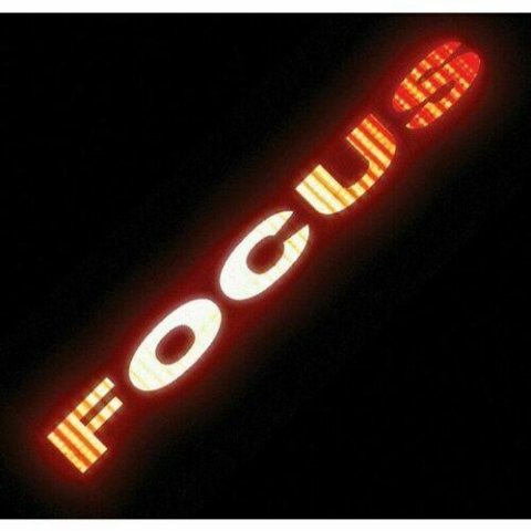 Ford Focus & Xr5 Glowing Brakelight Overlay Decal Sticker