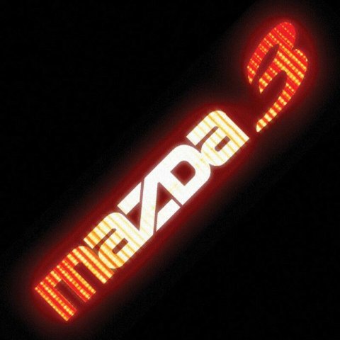 3 Glowing Brakelight Overlay Decal Sticker