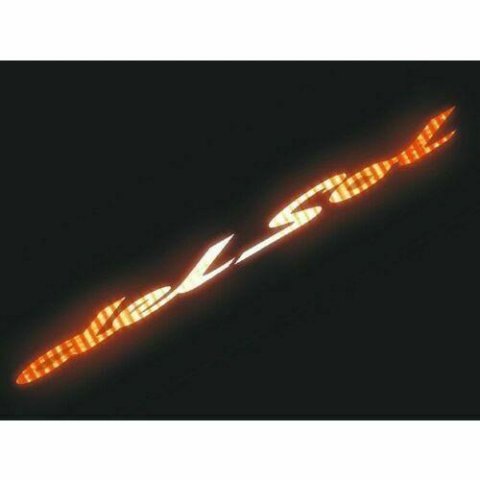 CRX Del Sol Glowing Brakelight Overlay Decal Sticker