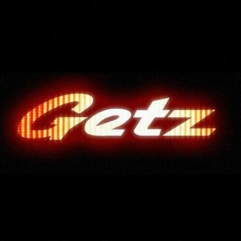 Hyundai Getz Glowing Brakelight Overlay Decal Sticker
