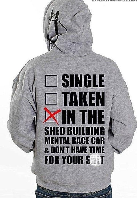 Race Car Hoodie - XL