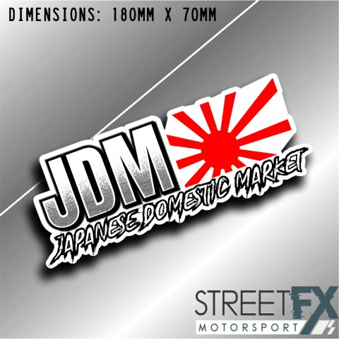 JDM Japanese Domestic Market V2 Sticker bumper window jdm car ute aussie