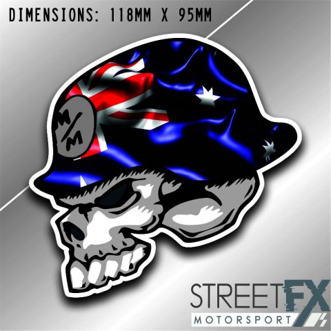 Metal Mulisha Aussie Sticker Funny Culture Aussie Graphic Meme Quirky Car  4x4