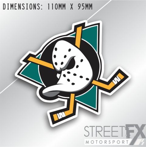 Mighty Ducks Sticker Decal meme Movie hockey logo bumper window car 4x4 Camper