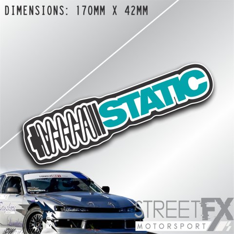 Static Funny Car Sticker JDM Drift Stance Lowered Air Bag Suspension Tuner