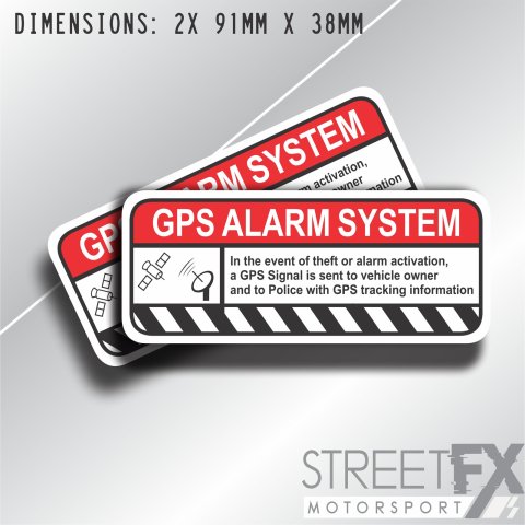 PAIR Protected by GPS Tracker Security Warning Sticker Decal for Toyota Ford Car