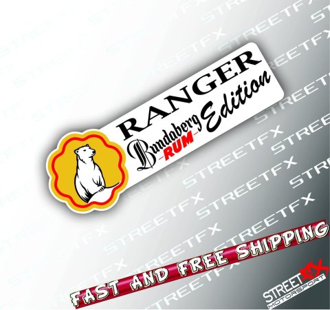 Ranger Rum Edition Sticker
