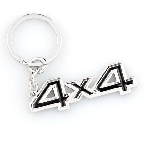 Black 4x4 4WD Keychain Keyring Keyfob Offroad Heavy Duty Tradie Ute Camping
