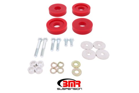 BMR 15-17 S550 Mustang Differential Lockout Bushing Kit (Polyurethane) - Red