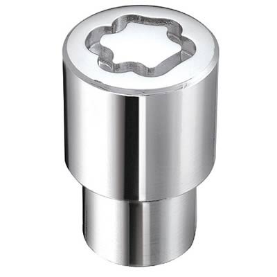 McGard Wheel Lock Nut Set - 4pk. (Reg. Shank Seat) 7/16-20 / 13/16 Hex / 1.38in. Length - Chrome