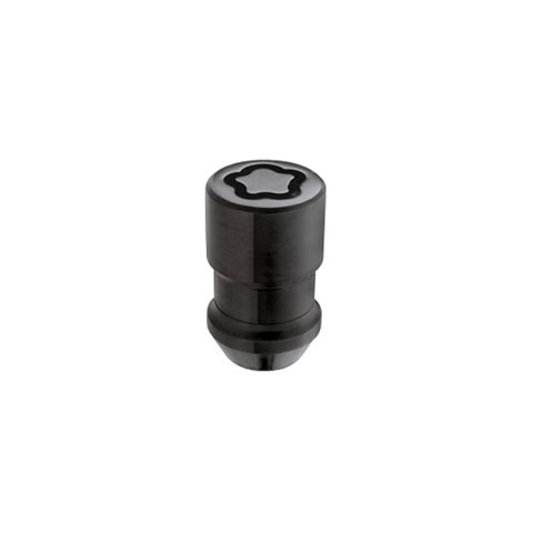 McGard Wheel Lock Nut Set - 5pk. (Cone Seat) 1/2-20 / 3/4 &13/16 Dual Hex / 1.46in. Length - Black