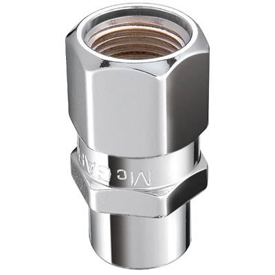 McGard Hex Lug Nut (Drag Racing Reg. Shank) 7/16-20 / 13/16 Hex / 1.86in. Length (4-Pack) - Chrome