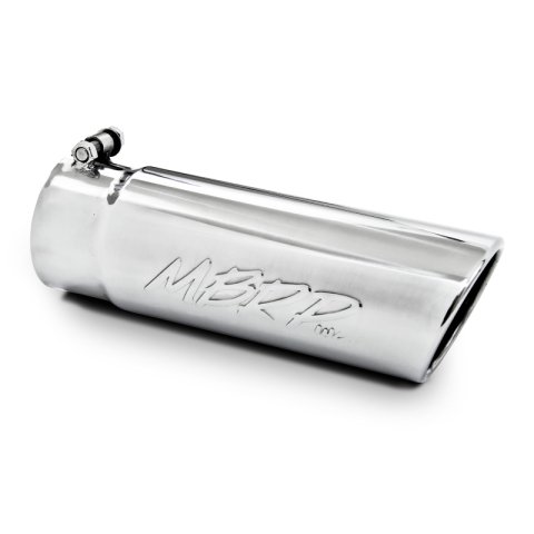 MBRP Universal Tip 4in O.D. Angled Rolled End 3.5in inlet 10 length