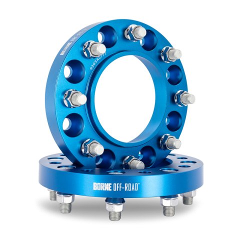 Mishimoto Wheel Spacers - 8X170 - 125 - 25mm - M14 - Blue