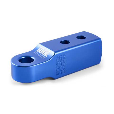 Borne Off-Road CNC Hitch Receiver Shackle 2in Blue