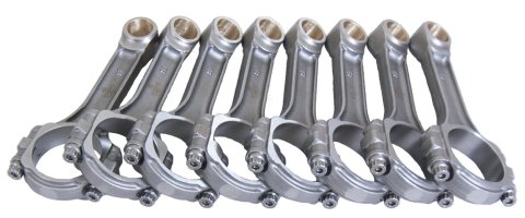 Eagle Chevrolet Small Block 6.000in Bushed I-Beam Rods - Set of 8