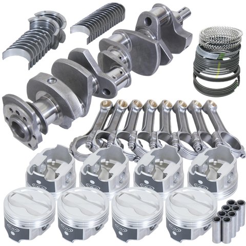 Eagle Chevy 350 3.750in Crank 5.700in I-Beam Rods -18cc 4.030in Pistons Rotating Assembly
