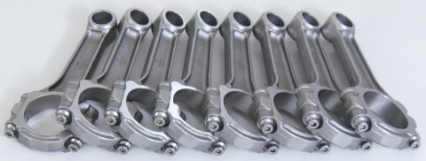 Eagle Pontiac 400-455 6.625in 5140 Steel 7/16in ARP 8740 BOLTS I-Beam Connecting Rods - Set of 8