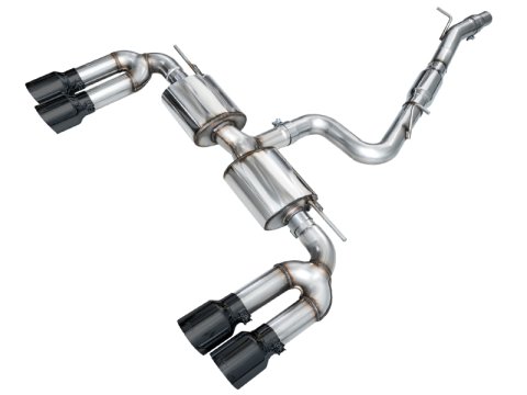 AWE Tuning 22-24 Audi 8Y S3 Touring Edition Exhaust - Diamond Black Tips