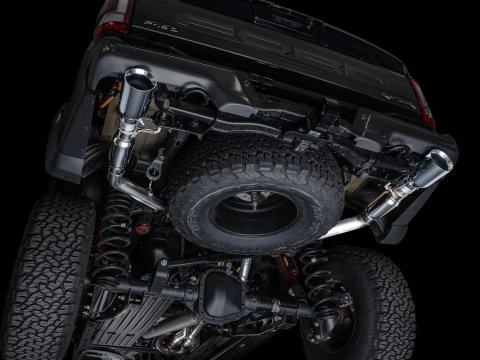 AWE Tuning Gen 3 Raptor SwitchPath Exhaust - Chrome Silver Tips
