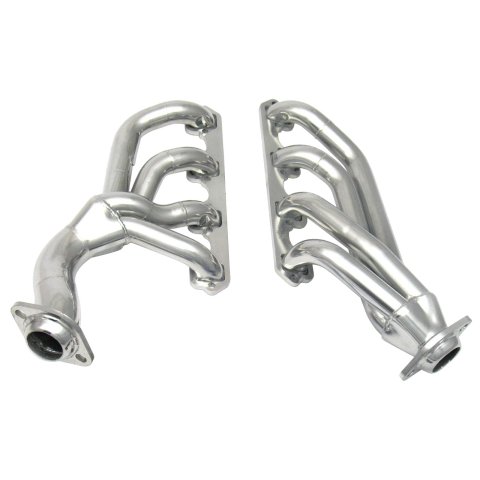 JBA 65-73 Ford Mustang 351W SBF w/T-5/Cable Clutch 1-5/8in Primary Silver Ctd Mid Length Header