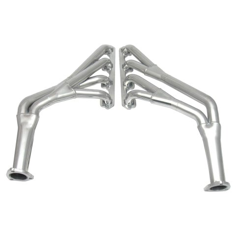 JBA 65-70 Ford Mustang 260-302 SBF 1-1/2in-1-3/4in Primary Silver Ctd Tri Y Header