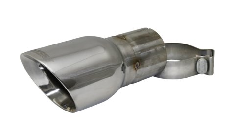 Corsa Single Universal 3.0in Inlet / 4in Outlet Polished Pro-Series Tip Kit