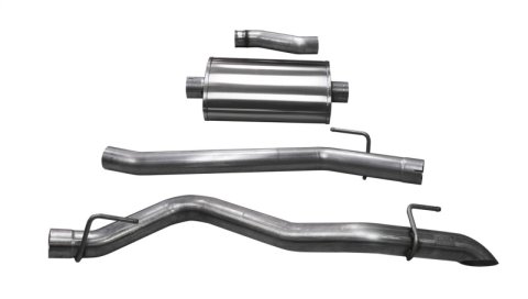 Corsa 2020-2025 Jeep Gladiator JT 3.0in Cat-Back Single Side Exit w/ Turn Down Tip