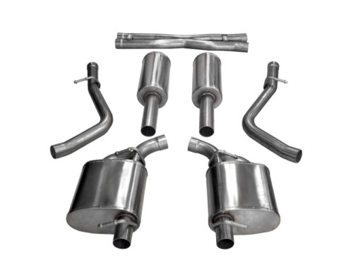 Corsa 2015-2023 Dodge Challenger 3.6L 2.5in Cat-Back Dual Rear Exit (re-uses stock exhaust bezel)