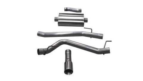 Corsa 2020-2025 Jeep Gladiator JT 3.6L Single Side Exit Cat-Back Exhaust w/ Single 4in Polished Tip